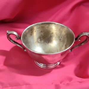 Webster Wilcox International Silver Plate Sugar Bowl 7803 Vintage
